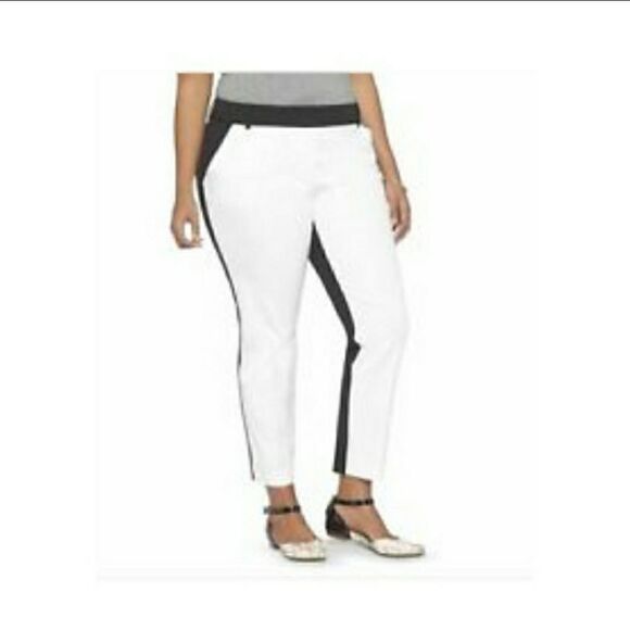 Ava and Viv black and white pixie pants - Picture 1 of 4